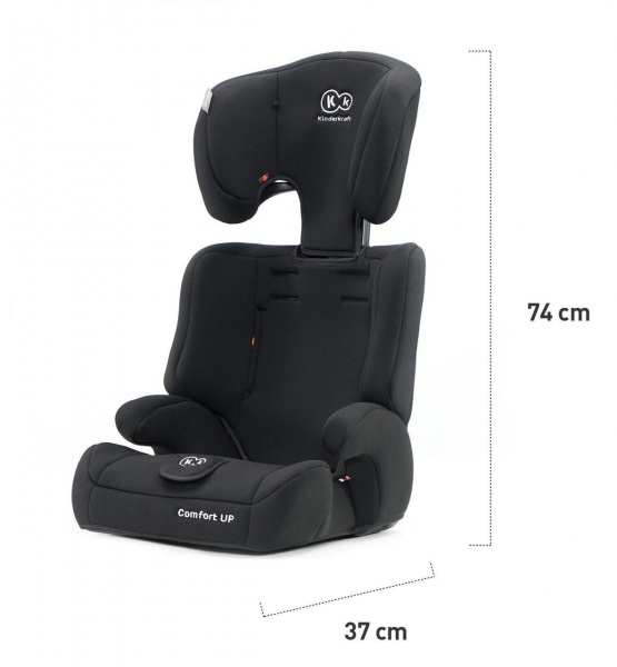 Автокресло Kinderkraft Comfort Up черный black 00-00158115