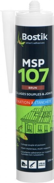 Клей-герметик Bostik MSP 107 290мл коричневый