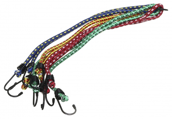 Шнур гумовий багажний Spider з гаками 8х800 мм 4 шт для кріплення багажу