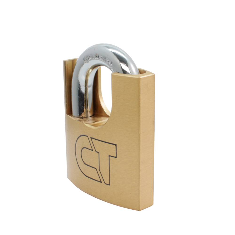 Замок навісний Comit 60 мм латунний напівзакритий (амбарний)