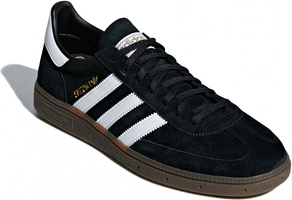 Кроссовки мужские демисезонные Adidas HANDBALL SPEZIAL DB3021 р.43 1/3 черные