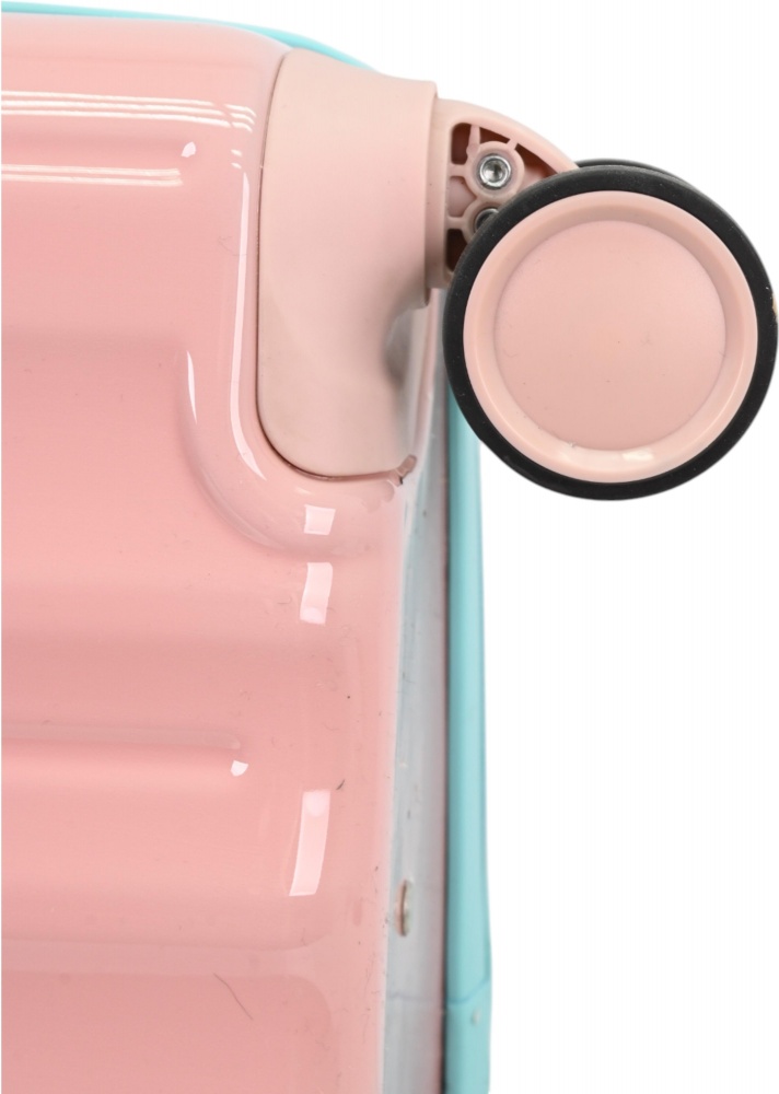 Чемодан Compass MS-2693 90 л розовый с голубым 53x29x75 см L