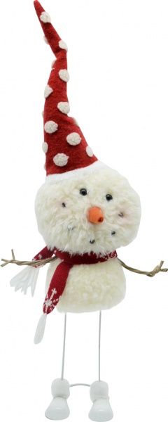 М'яка іграшка Сніговичок на пружині ADM18287FB62 62 см 