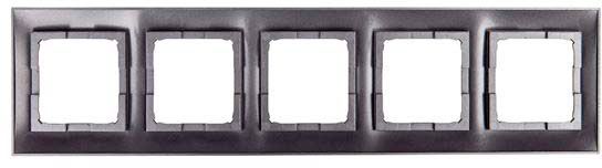 Рамка п'ятимісна Simon 54 універсальна графіт DR5/48