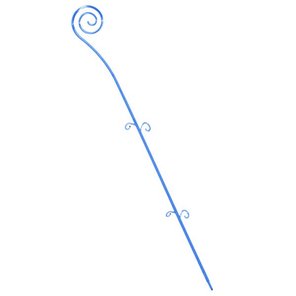 Опора пластиковая Алеана Спираль для орхидей синий прозрачный PS 114043