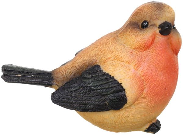 Декоративная фигура желтая птичка 135x75x75 мм