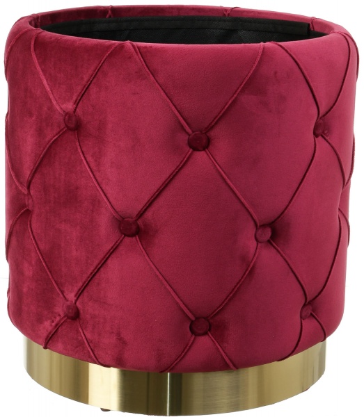 Сундук-пуф Louis бордо 40х40х44 см 