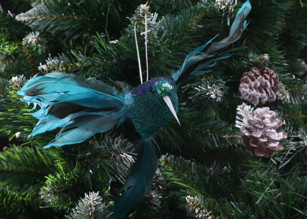 Декоративная новогодняя фигура Птичка 23х21х3,5 см 