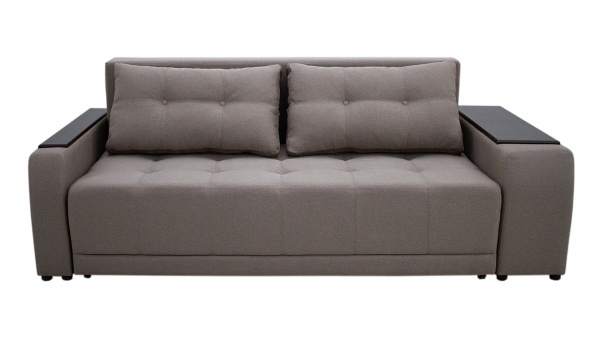 Диван прямий Кедр Плейн права ніша капучино 2400x1050x820 мм