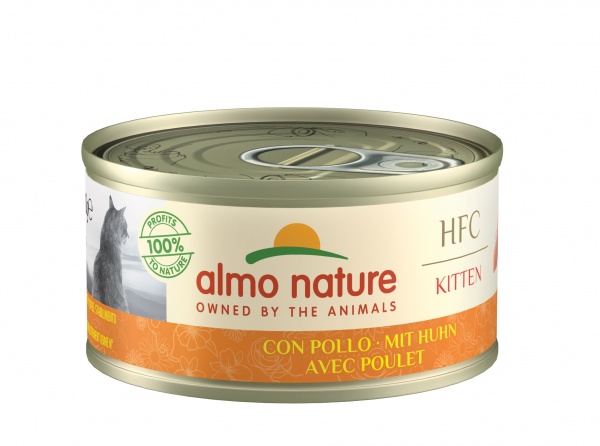 Консерва для котят Almo Nature HFC Kitten с курицей