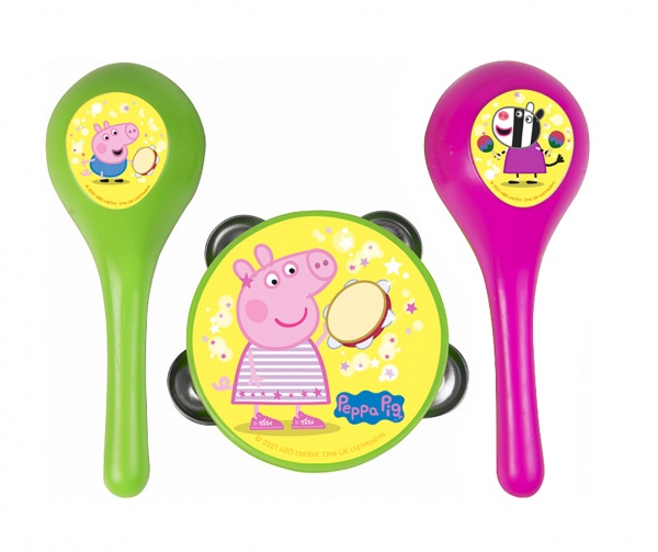 Игрушечный набор Peppa Pig Бубен и маракасы 122213
