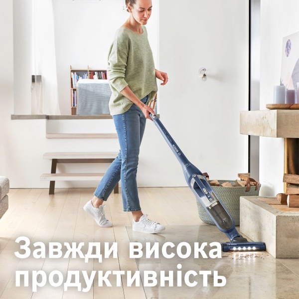 Пылесос аккумуляторный Bosch Flexxo Gen2 Серия 4 BCH3K2851 blue 