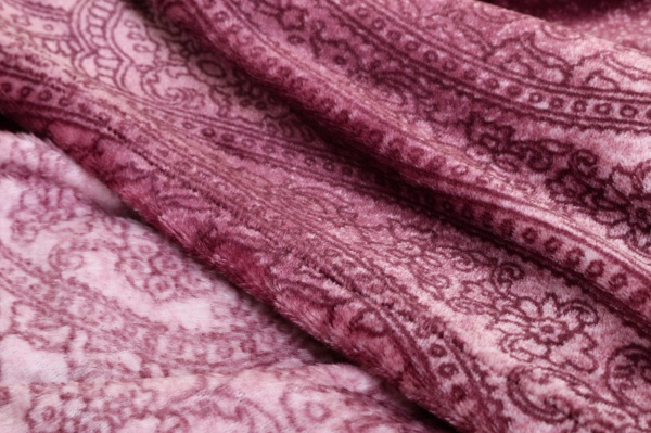 Плед Frannel Persis Ruby 200x220 см бордовый La Nuit 