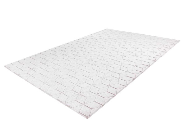 Килим Kayoom Vivica 125 geo white/rose 160х230 
