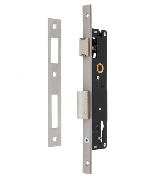 Замок врізний SANTOS DIN 726 UNIV BS30 85 мм SS 22 мм FOREND SP нержавіюча сталь