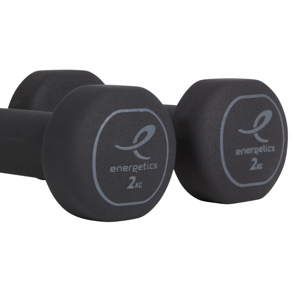 Гантелі Energetics 2 x 2 кг 106225-901050 сірий