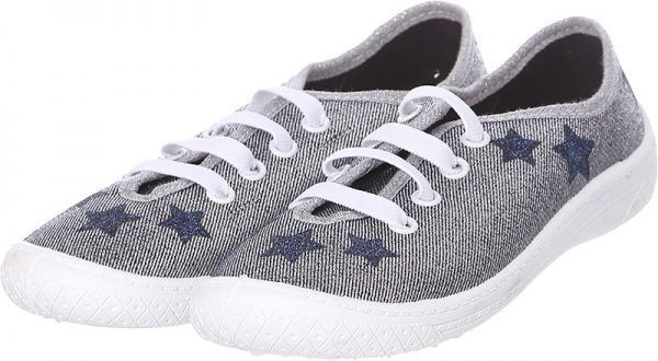 Кеды 3F р.30 серебряный 4Bt14/6 