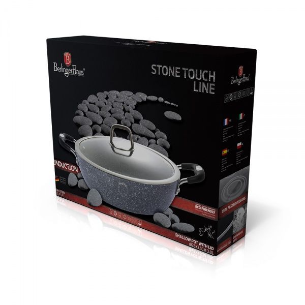 Сотейник с крышкой Stone Touch Line 3,8 л BH 1158N Berlinger