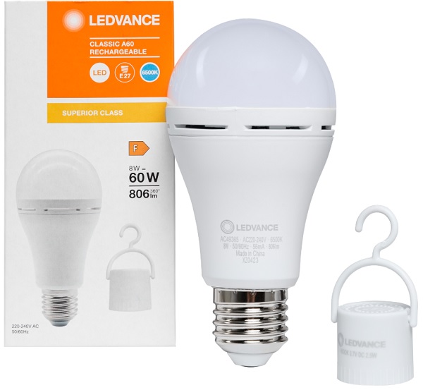 Лампа светодиодная Ledvance RECH 8 Вт мягкая белая E27 220 В 6500 К 