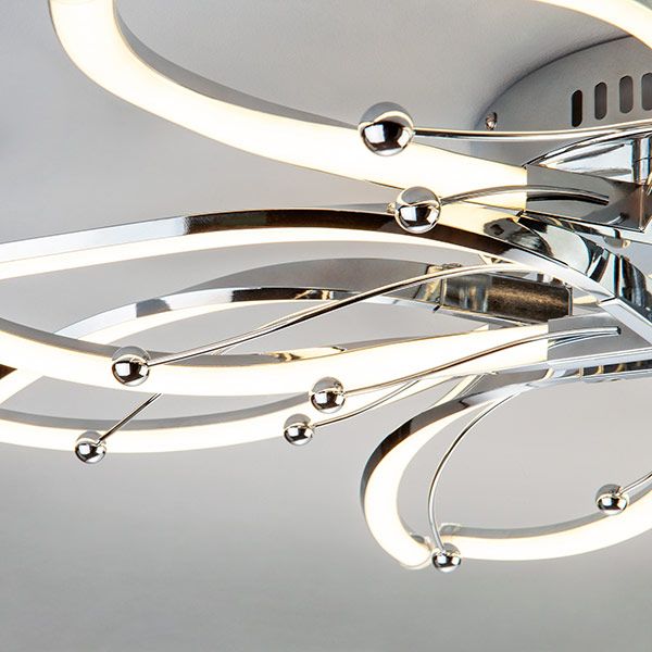 Люстра світлодіодна Strotskis Fiona 96 Вт хром 90092/8 