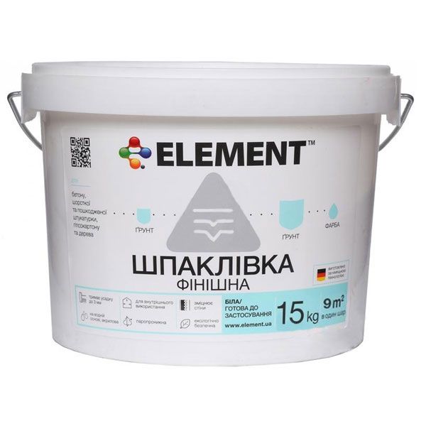 Element Фінішна шпаклівка 15 кг
