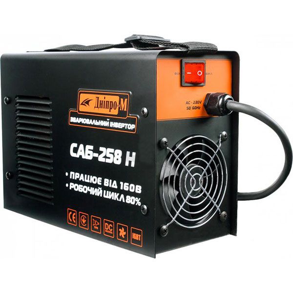 Інвертор зварювальний Дніпро-М САБ-258Н + КШМ МШК-1150Р