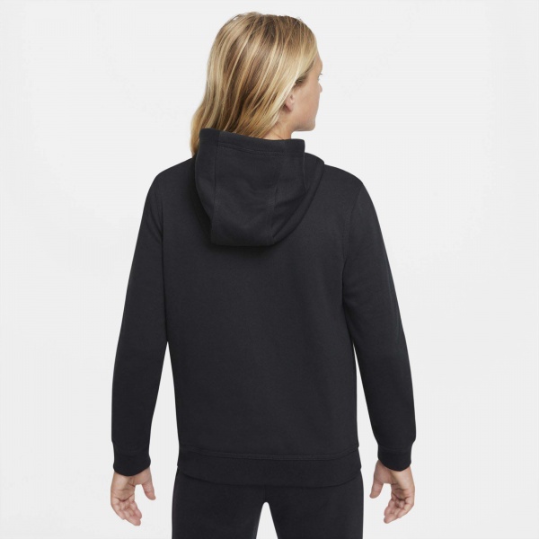 Джемпер Nike B NSW FT CLUB FZ DD1698-010 р. XL черный