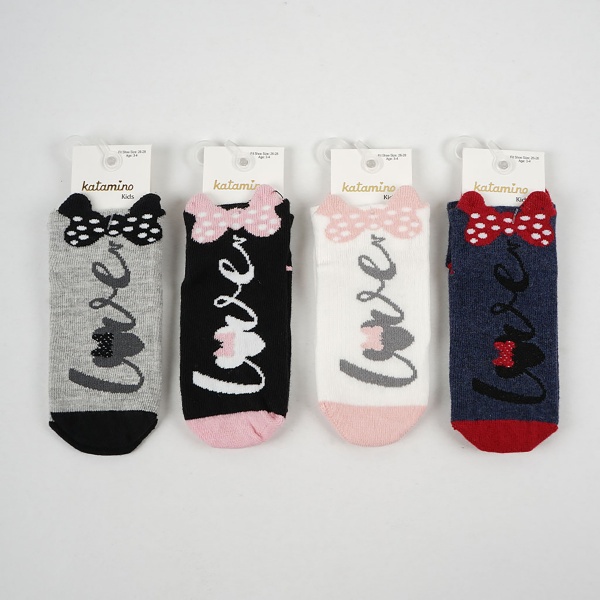 Носки для девочек KATAMINO K20201 р.5-6 молочный 