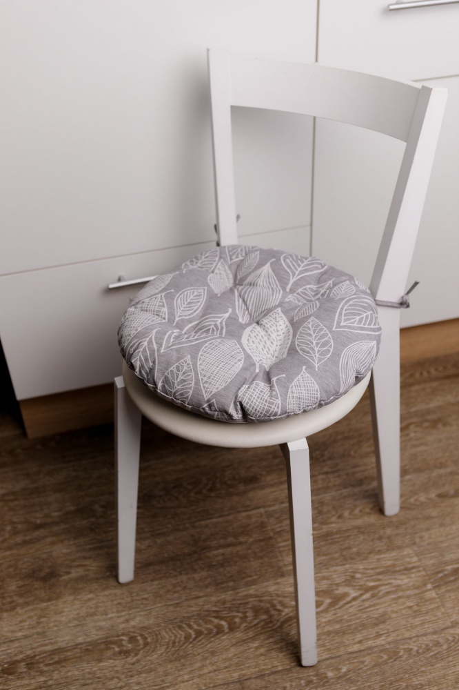 Подушка на стул Dх40 Листья Прованс