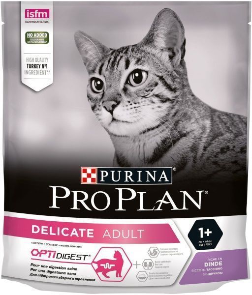 Корм Purina Pro Plan Adult Delicate с индейкой 400 г