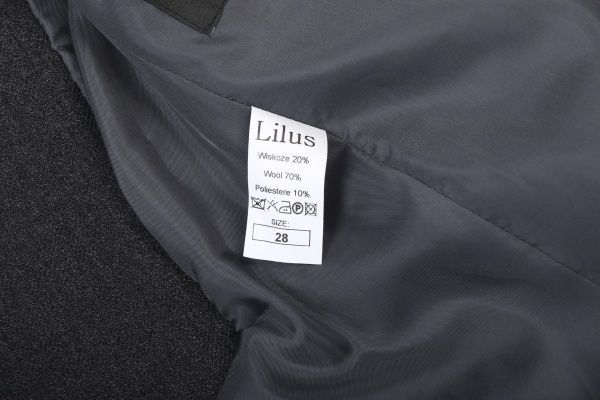 Пиджак школьный LILUS р.128 серый 217П мод.С 