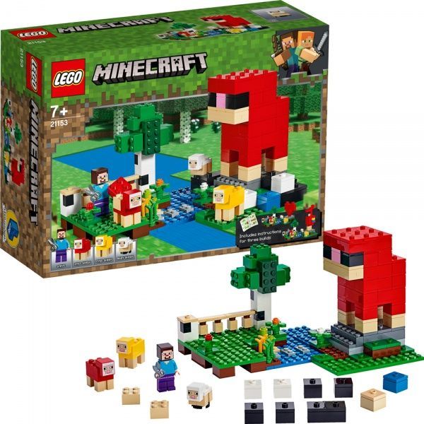 Конструктор LEGO Minecraft Ферма шерсти 21153
