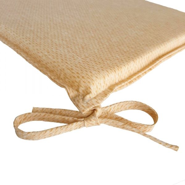 Подушка на стул Элит Желтая Прованс