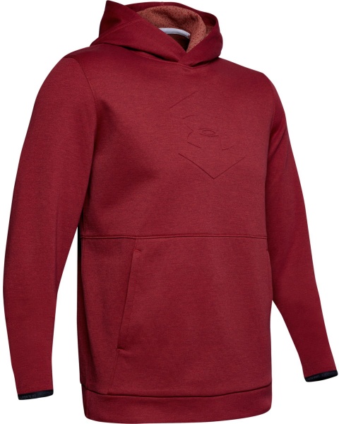 Джемпер Under Armour Athlete Recovery Fleece Graphic Hoodie 1344145-610 р. XL червоний