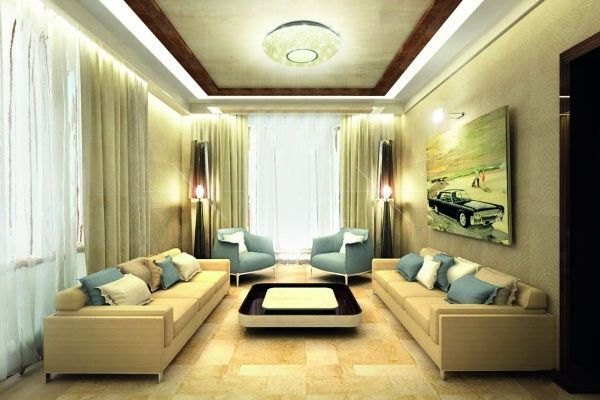 Люстра светодиодная Hopfen Akrilika 70 Вт хром 