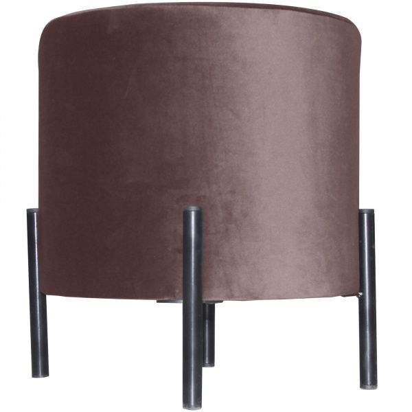 Пуф Ракета велюр Jasmin 62 пудровый 