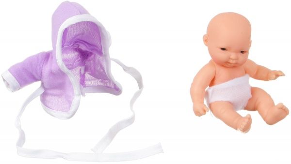 Пупс MERX Limited в шаре 12 см виниловый в халате MX0269215