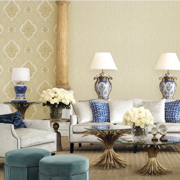 Обои виниловые на флизелиновой основе Славянские обои PRIMO Рим 9004-06 1,06x10,05 м 