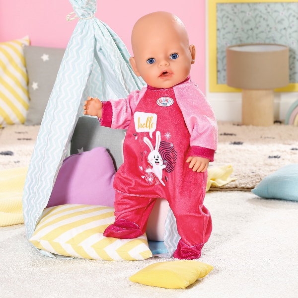 Игровой набор Zapf Baby Born розовый комбинезон 832646