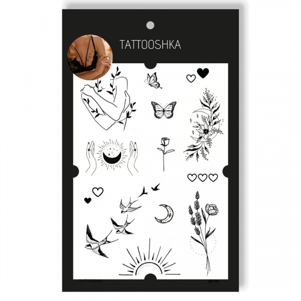 Тату временное TATOOSHKA 