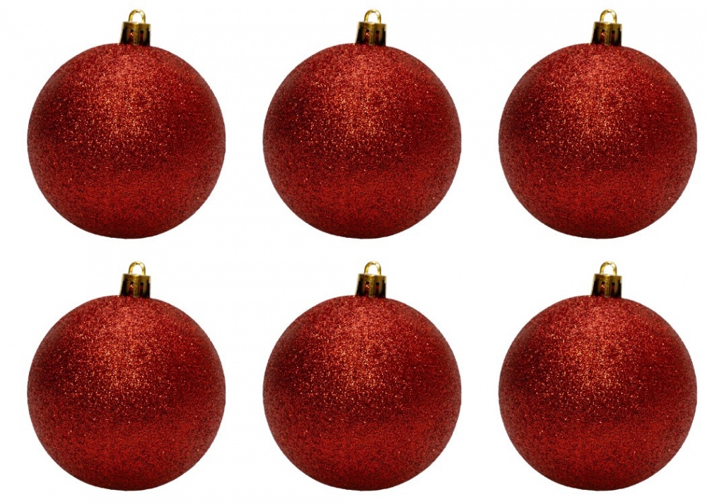 Набор елочных шаров 892333 d 80 мм 6 шт./уп.