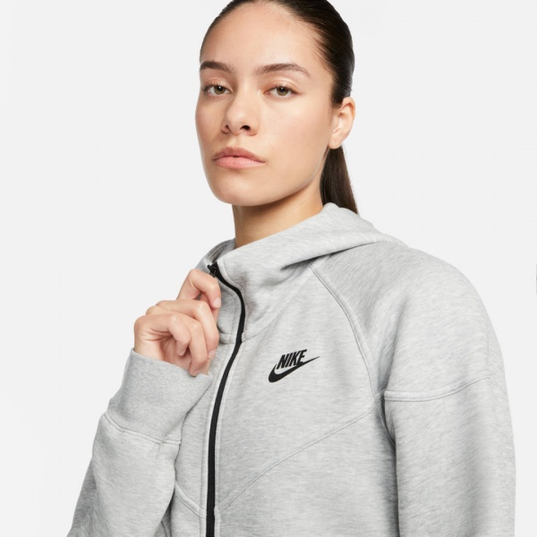 Джемпер Nike W NSW TCH FLC WR FZ HDY FB8338-063 р.M сірий