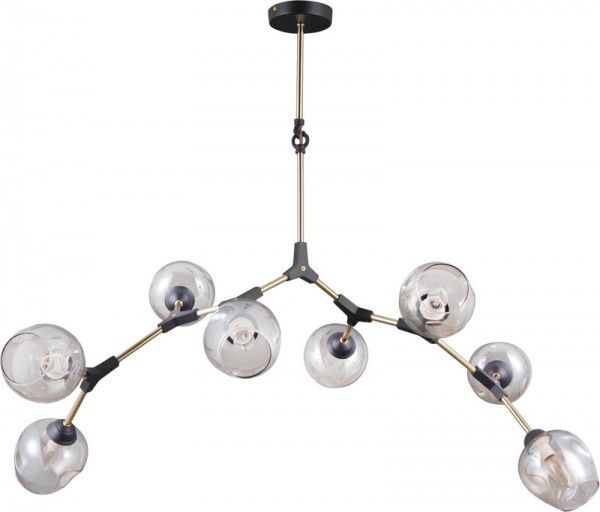 Люстра подвесная Victoria Lighting Fusion/PL8 8x40 Вт E14 черный 