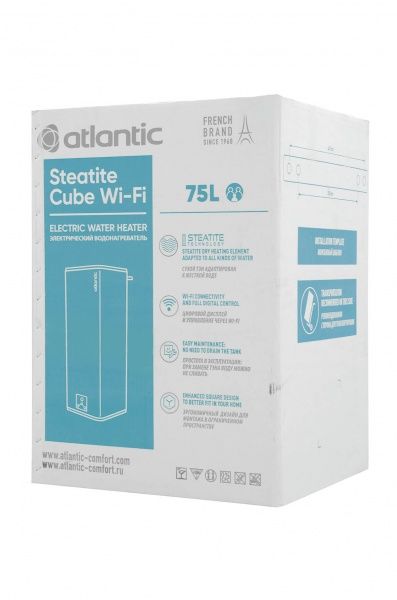 Бойлер Atlantic Steatite Cube WI-FI VM 075 S4CS 2400W 