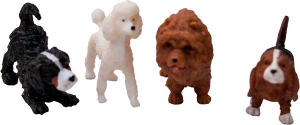 Мини-фигурка POCKET BOX Мягкие собаки PB6703 