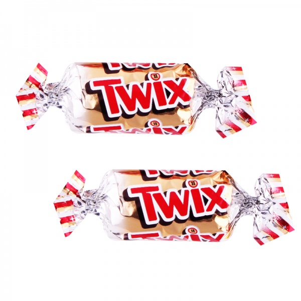 Конфеты Twix Minis с карамелью покрытые молочным шоколадом 1000 г 