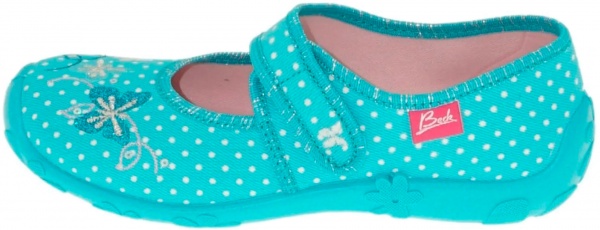 Тапочки для девочек Beck Magic р.30 бирюзовый 215256G30AB 