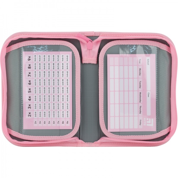 Пенал шкільний Kitten K22-622-15 KITE рожевий