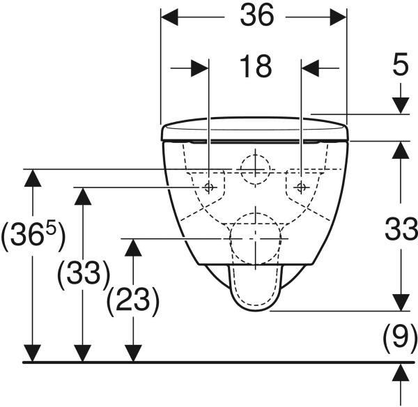 Унітаз підвісний Geberit Selnova Rimfree із сидінням з кришкою (501.750.00.1)