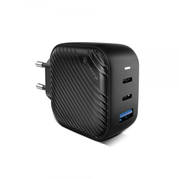 Зарядний пристрій OneLounge 1Power 66W 2xUSB-C + USB-A для iPhone | MacBook | ноутбука 